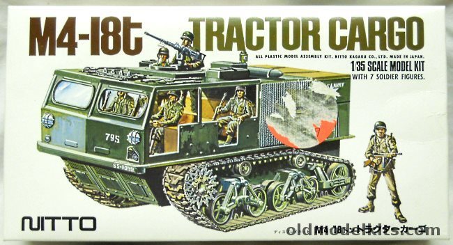 Nitto 1/35 M4-18T US Army 18 Ton High Speed Cargo Tractor, 15085-1300 plastic model kit